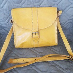 Yellow Moroccan Leather Handbag